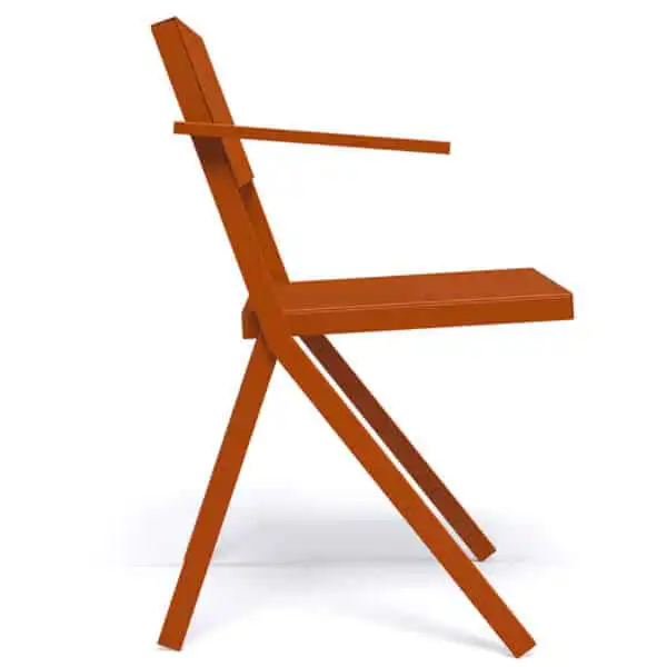 Fauteuil metal terrasse restaurant haut de gamme Mia