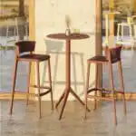 Mobilier-cafe-restaurant-mange-debout-tabourets-africa
