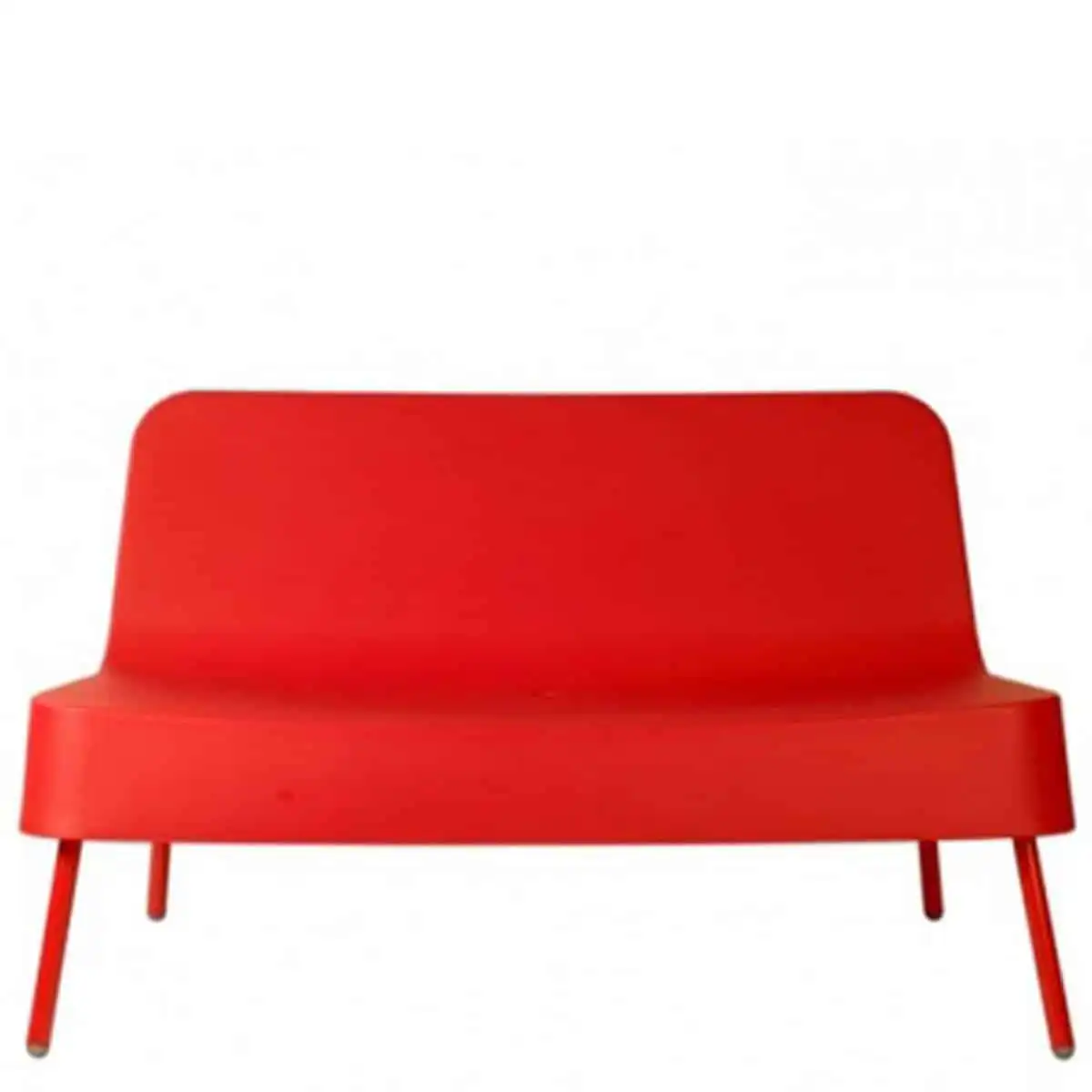 Sofa-salle-attente-rouge-plastique-Bob Sofa-salle-attente-rouge-plastique-Bob
