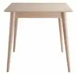 table-restaurant-bois-brut-carree-quatre-pieds-block