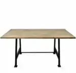table-industrielle-bois-acier-cheron