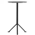 table-mange-debout-design-noir-rond-pliant-rooun
