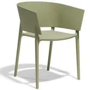 Fauteuil-moderne-restaurant-terrasse-empilable-vert-jade-Africa