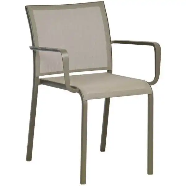 Fauteuil-terrasse-bar-restaurant-haut-de-gamme-taupe-Laze