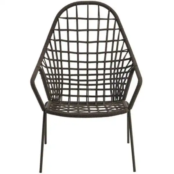 Fauteuil-terrasse-hotel-lounge-corde-tressee-Sanelia-gris-anthracite