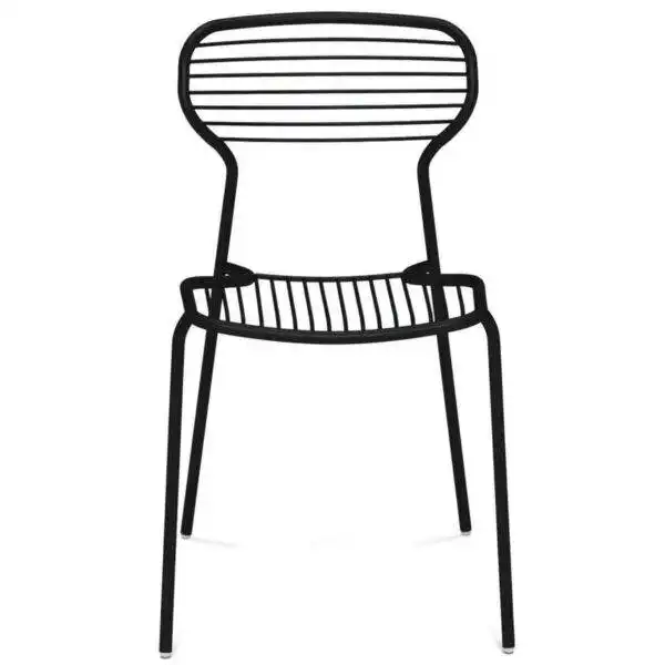 Chaise-terrasse-restaurant-noir-metal-verni-Apero