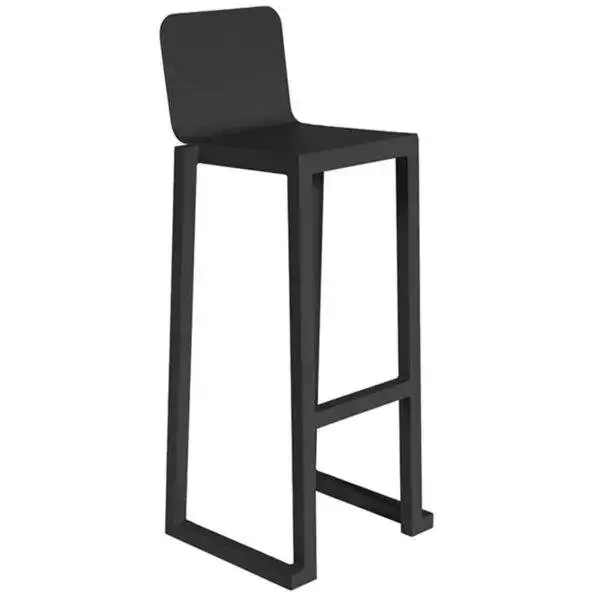Tabouret-bar-metal-noir-empilable-Barcino