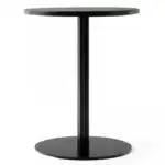 Table-restaurant-ronde-noire-colonne-ronde-Bull