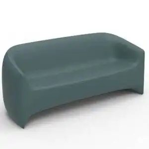 Sofa-monobloc-collectivites-vert-Blow mobilier professionnel design